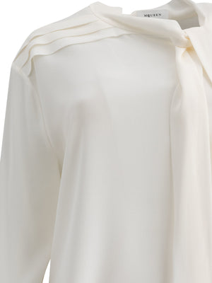 ALEXANDER MCQUEEN Elegant Silk Shirt for Women - SS25 Collection