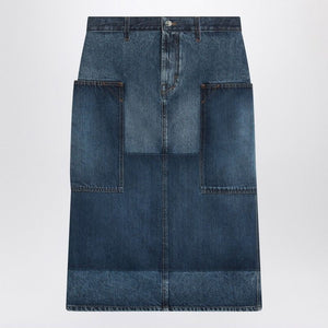 GUCCI Patchwork Mini Denim Skirt