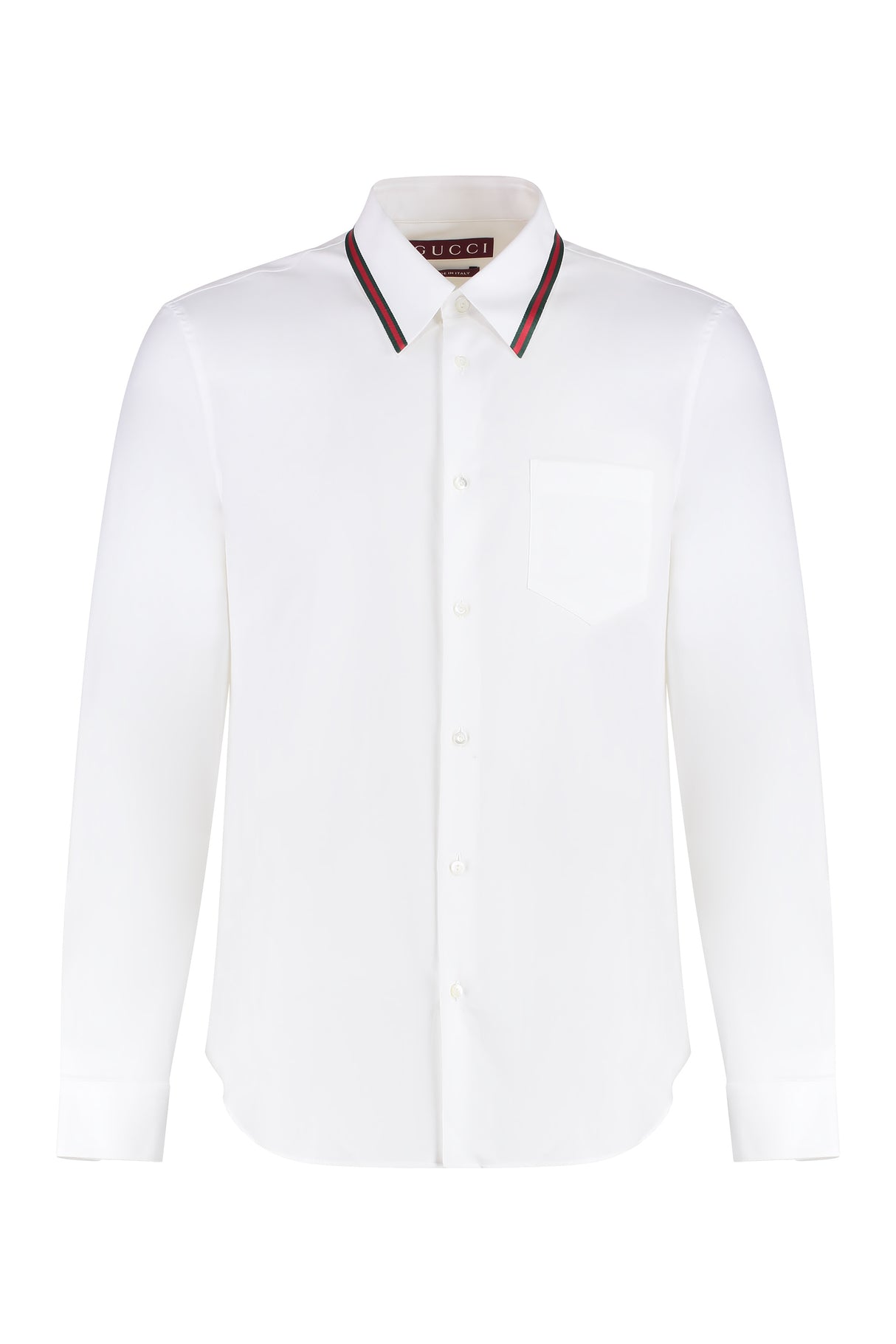 GUCCI Classic Cotton Oxford Shirt with Front Pocket