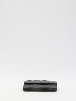 BOTTEGA VENETA Mini Leather Cassette Wallet - 10.4x19x3cm