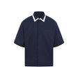 GUCCI Stylish Bowling Shirt with Contrast Piping for Men