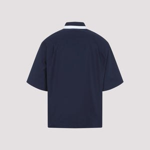 GUCCI Stylish Bowling Shirt with Contrast Piping for Men