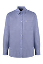 GUCCI Cotton-Oxford Shirt with Front Pocket for Men