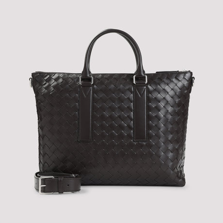 BOTTEGA VENETA Intrecciato Soft Briefcase - 35cm x 29cm