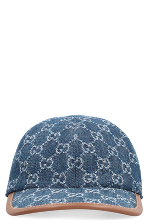 GUCCI Denim Baseball Cap with Adjustable Fit