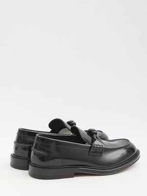 BOTTEGA VENETA Brushed Leather Loafers for Men