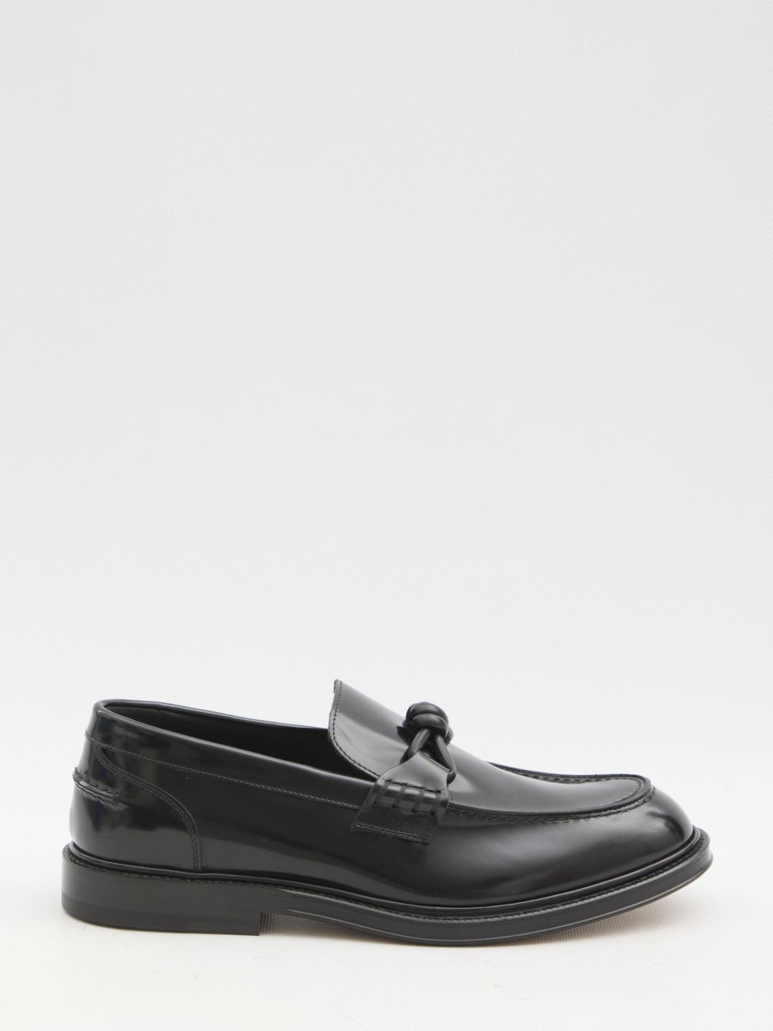 BOTTEGA VENETA Brushed Leather Loafers for Men