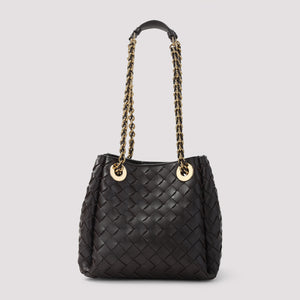 BOTTEGA VENETA Andiamo Parachute Mini Shoulder Handbag - Dimensions: 21cm x 20cm x 16cm