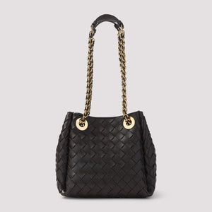 BOTTEGA VENETA Andiamo Parachute Mini Shoulder Handbag - Dimensions: 21cm x 20cm x 16cm