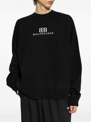 BALENCIAGA Men's Crewneck Mini Sweater