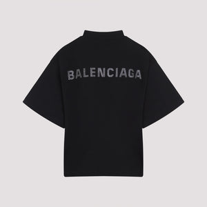 BALENCIAGA Fashionable Cropped T-Shirt for Women