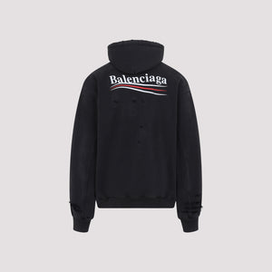 BALENCIAGA Destroyed Layered Hoodie for Men