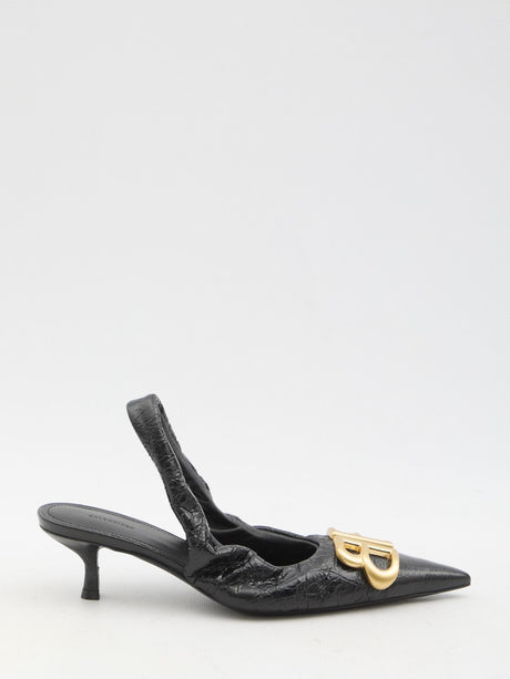 BALENCIAGA Monaco Slingback Pumps with 4.5cm Heel Height