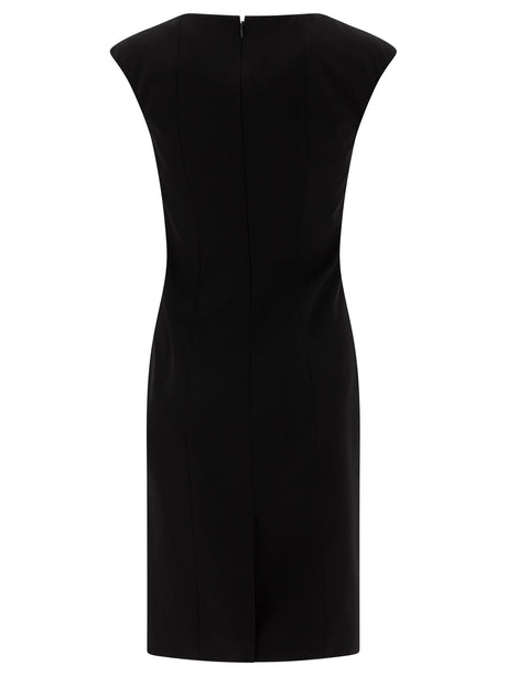 ALEXANDER MCQUEEN Elegant Wool Mini Dress for Women - SS25 Collection