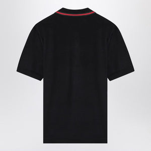 GUCCI Classic Polo Shirt with Web Decoration