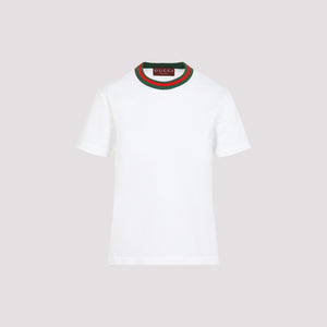 GUCCI Web Detail T-Shirt for Women