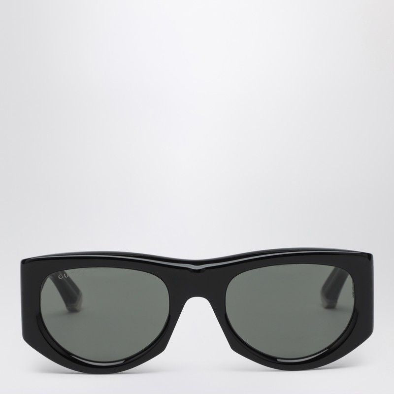 GUCCI Rectangular Sunglasses with Logo Arms