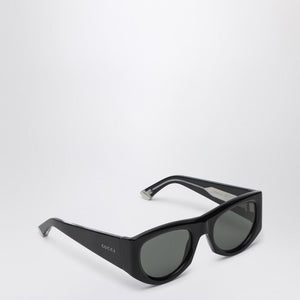 GUCCI Rectangular Sunglasses with Logo Arms