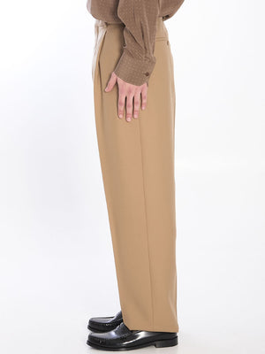 SAINT LAURENT High-Waisted Carrot-Fit Trousers - Size IT 48