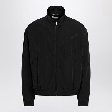 SAINT LAURENT Crinkled Nylon Zip-Up Jacket