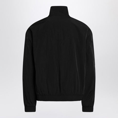 SAINT LAURENT Crinkled Nylon Zip-Up Jacket