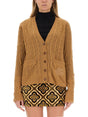 ETRO Cashmere V-Neck Cardigan - Regular Fit, Size 40