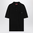 GUCCI Men's Wool Polo with Logo Pocket