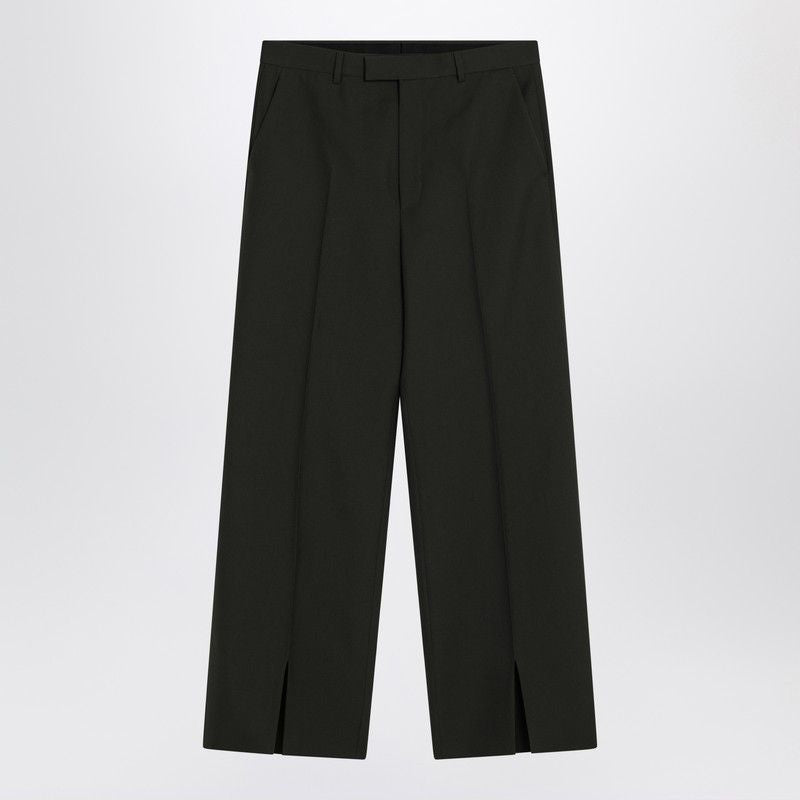 GUCCI Wool Pants with Front Zip Closure - SS25