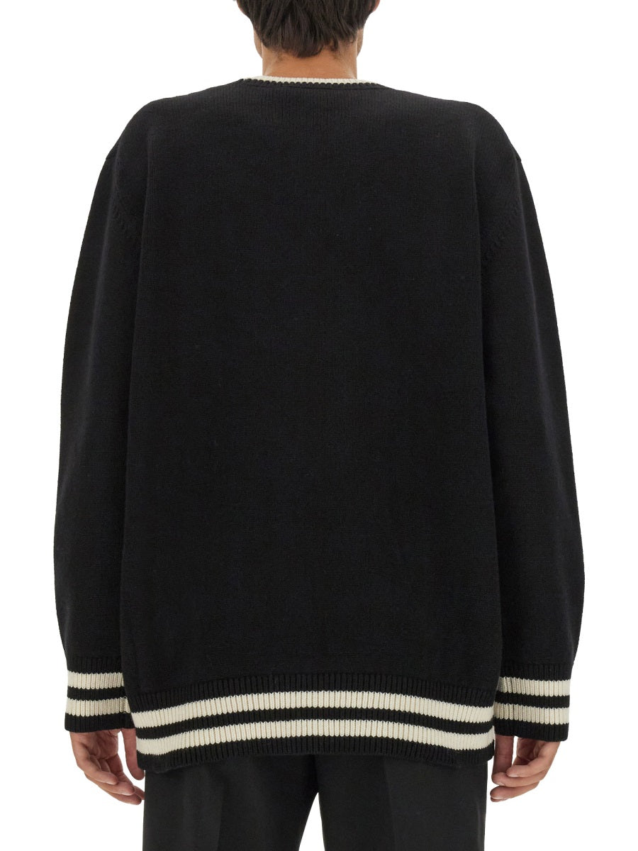 ALEXANDER McQUEEN Varsity Sweater - Regular Fit