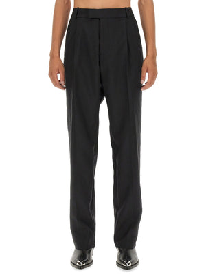 ALEXANDER McQUEEN Regular Fit Wool Trousers - Size 50 IT