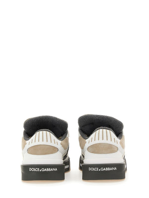 DOLCE & GABBANA New Rome Leather Sneakers for Men