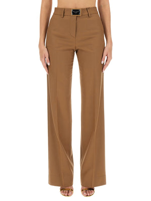 DOLCE & GABBANA Flare Fit Wool Pants - Size 40 IT