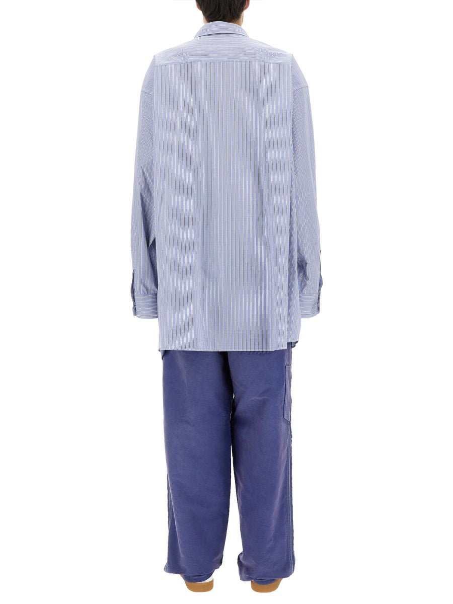 MAISON MARGIELA Oversized Cotton Oxford Shirt - Size 40