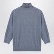 THE ROW Cashmere Turtleneck Jumper with High Collar and Three-Quarter Sleeves