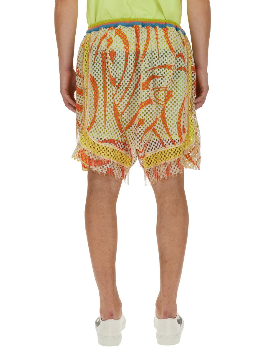 VIVIENNE WESTWOOD Regular Fit Printed Shorts for Men