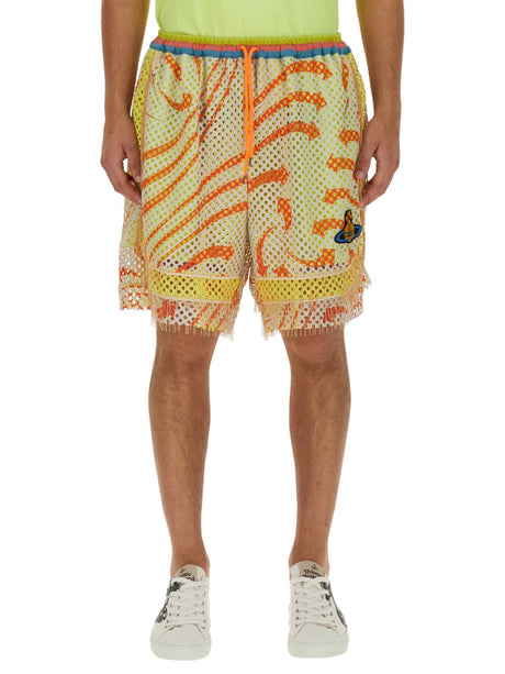 VIVIENNE WESTWOOD Regular Fit Printed Shorts for Men