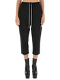 RICK OWENS Cropped Drawstring Trousers - Regular Fit