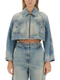 PALM ANGELS Cropped Fit Mini Jacket for Women