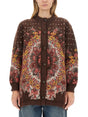 ETRO Oversized Logo Cardigan - Size 40