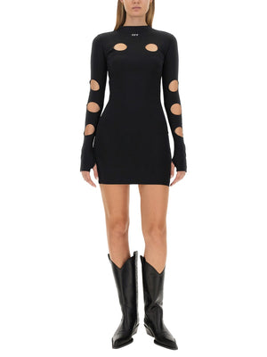 OFF-WHITE Slim Fit Mini Dress - Women's Fashion for FW23