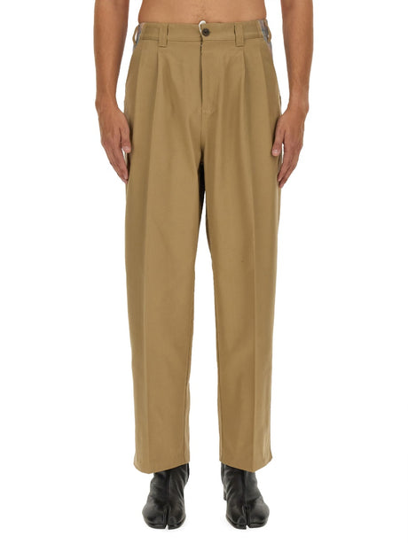 MAISON MARGIELA Regular Fit Wool Trousers - Size 44 IT