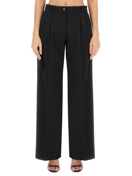 DOLCE & GABBANA Elegant Flare Pants - Size 40 IT