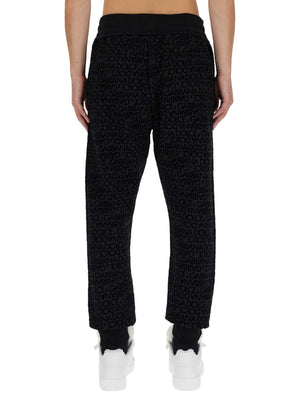 DOLCE & GABBANA Men's Logo Jogging Pants - Size 48 IT