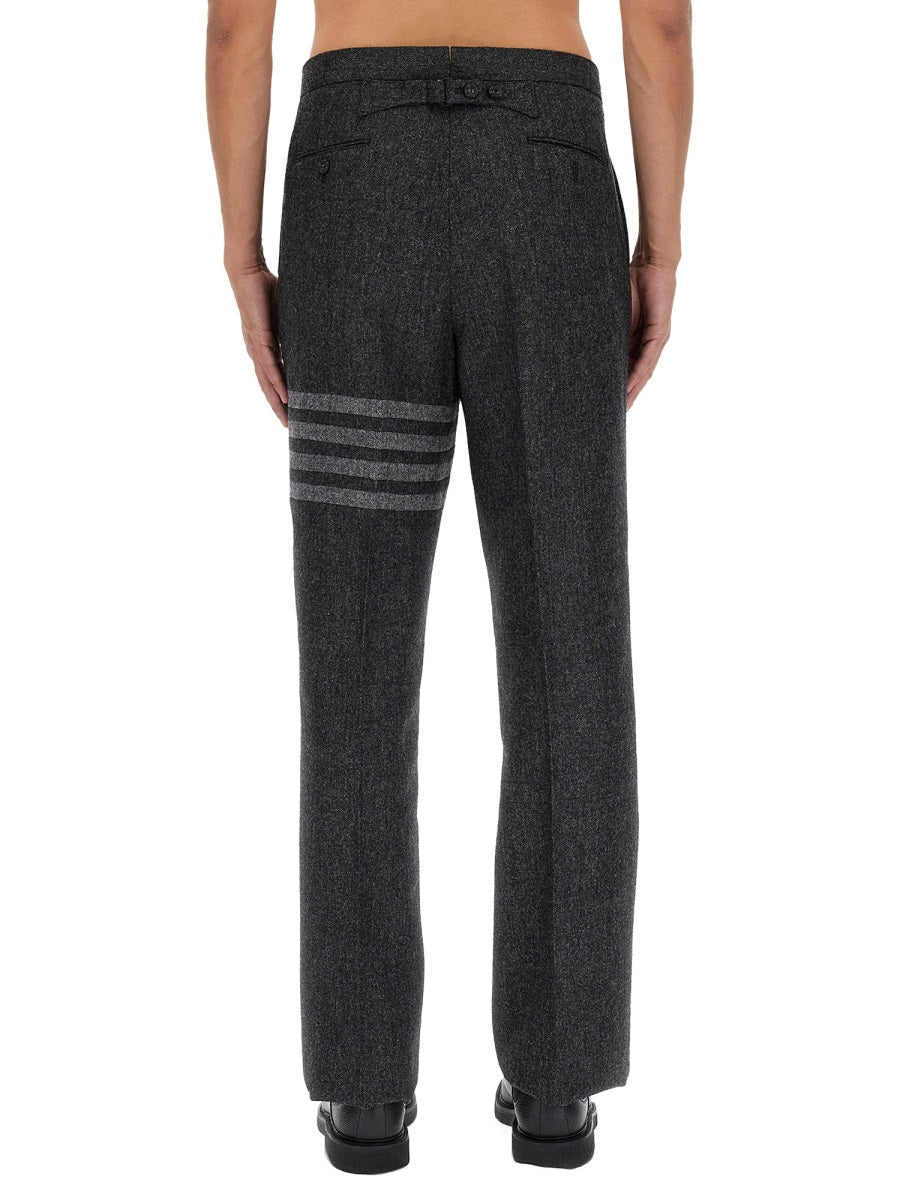 THOM BROWNE Classic Wool Tweed Pants - Size 3