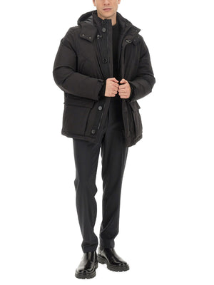 FAY Technical Fabric Caban Jacket - Regular Fit