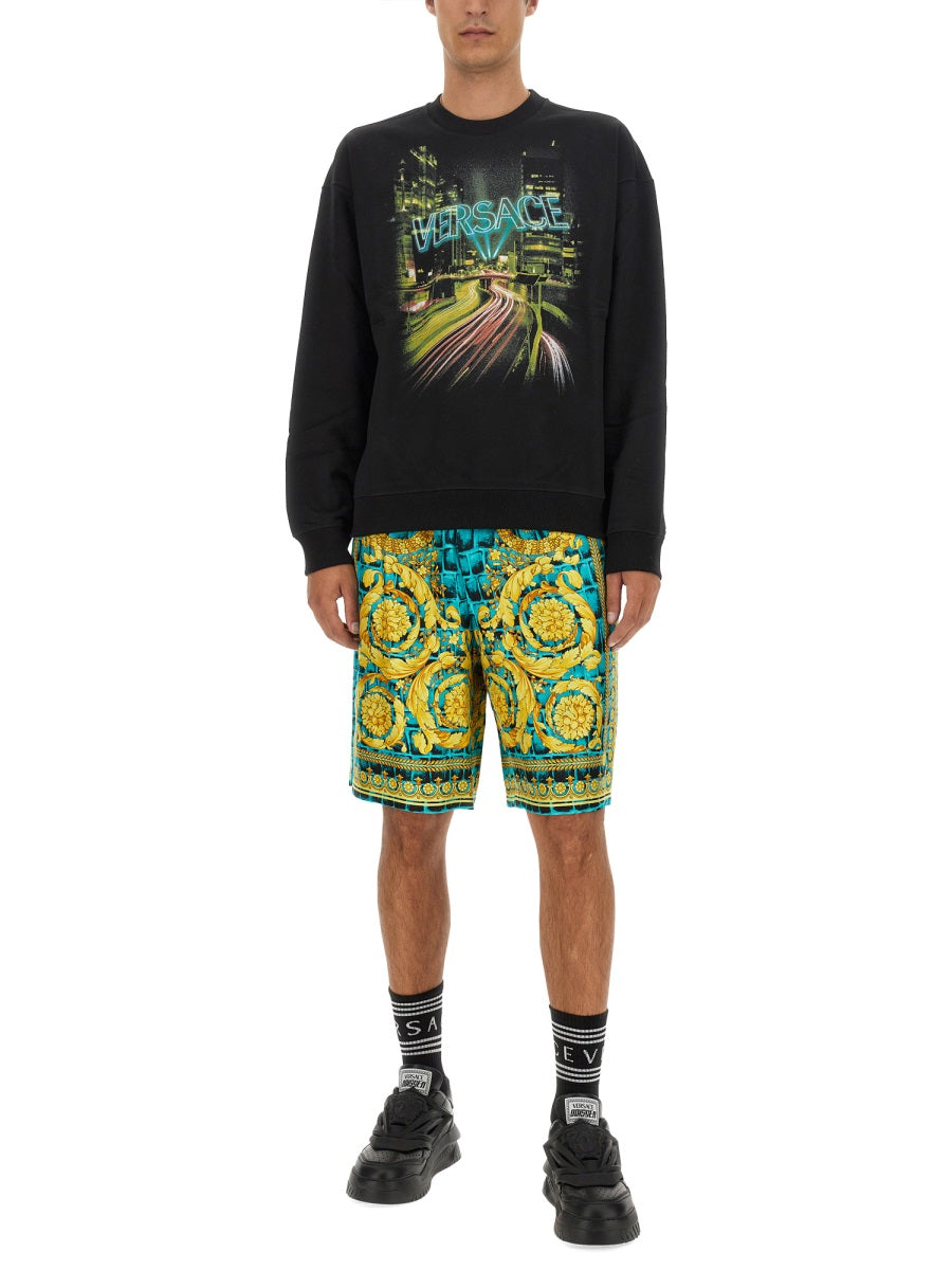 VERSACE Classic Logo Sweatshirt - Regular Fit, Size L