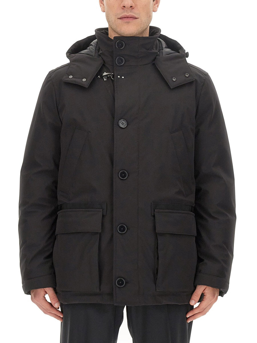 FAY Technical Fabric Caban Jacket - Regular Fit