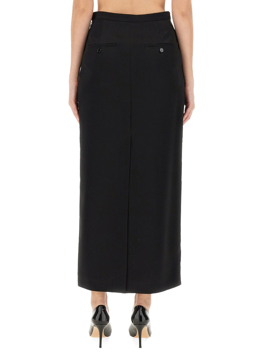 LANVIN Sleek Long Skirt - Size 38 FR