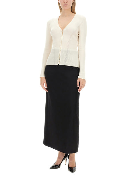 LANVIN Sleek Long Skirt - Size 38 FR