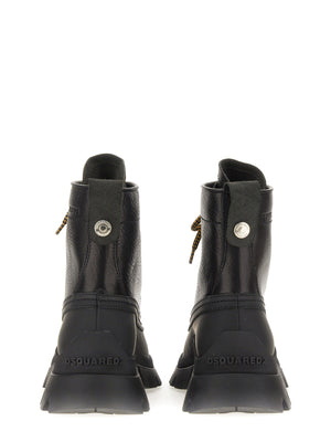 DSQUARED Premium Leather Boots for Men - Fall/Winter 2023